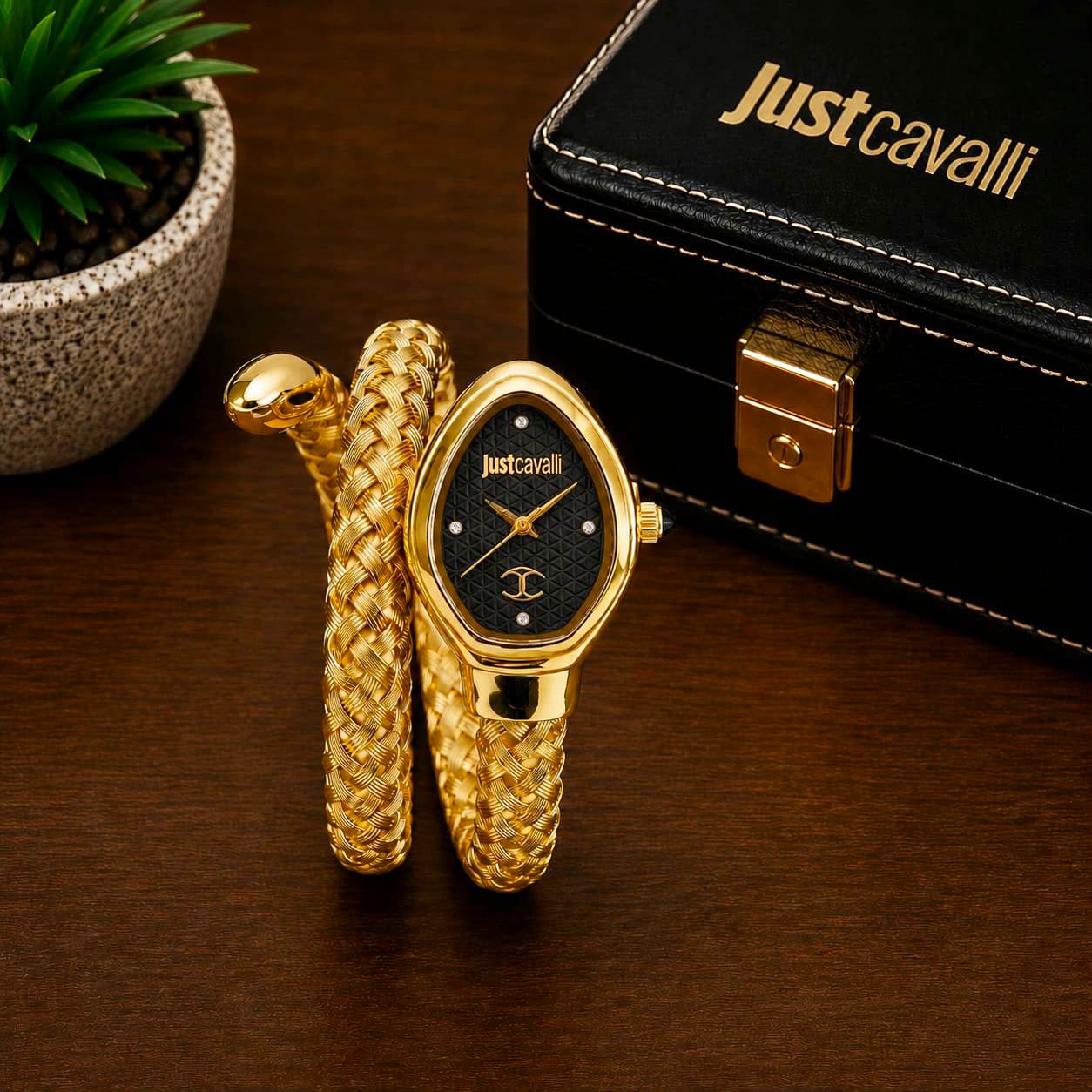 Just Cavalli Snake Bangle Watch – Premium Ladies Kada | 7AA Quality