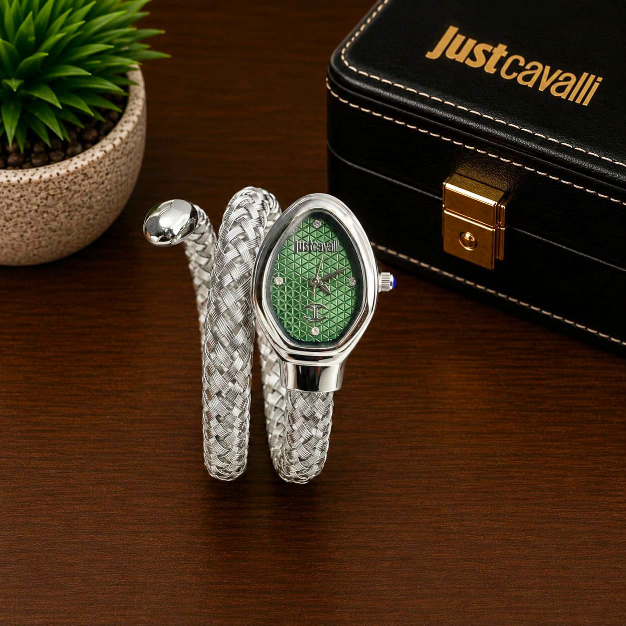 Just Cavalli Snake Bangle Watch – Premium Ladies Kada | 7AA Quality